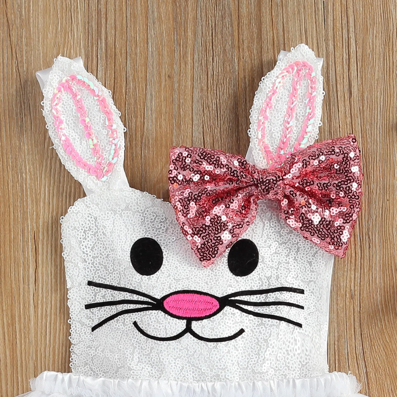 Sequin Tutu Bunny Romper