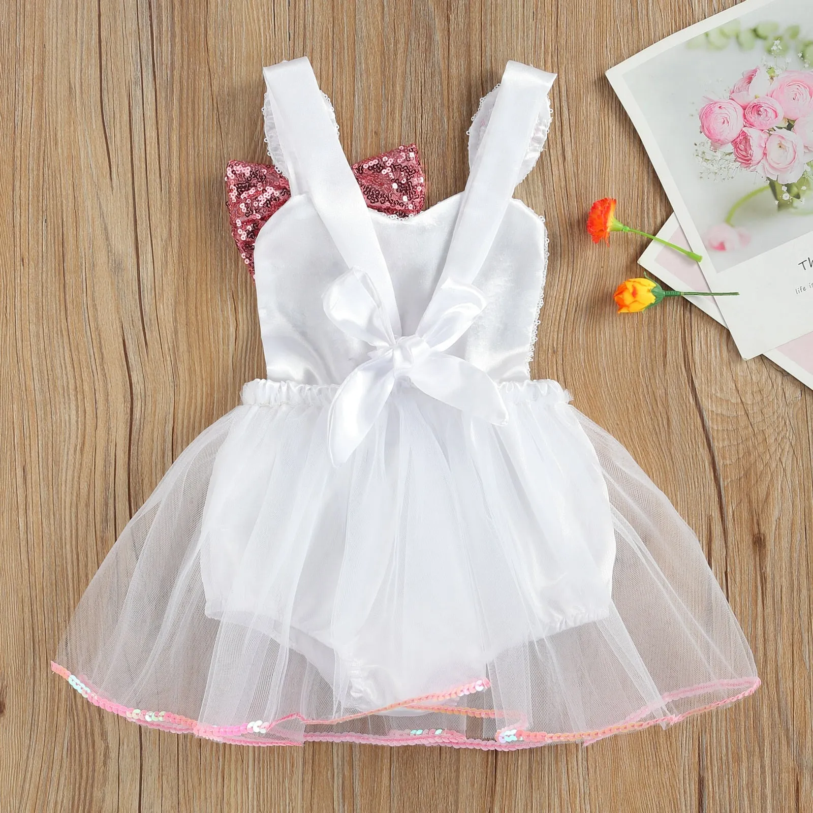 Sequin Tutu Bunny Romper