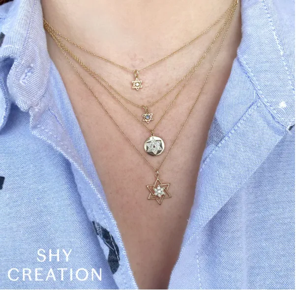 Shy Creation Star of David Necklace