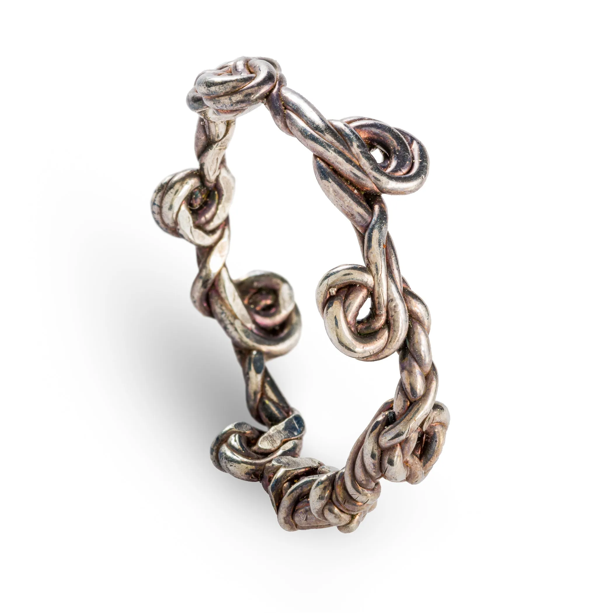 Silver Delicate Weave Ring