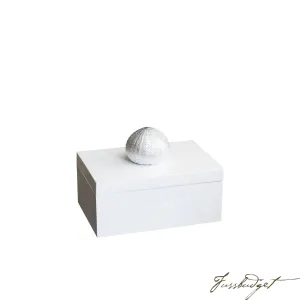 Silver Sea Urchin Rectangular Box