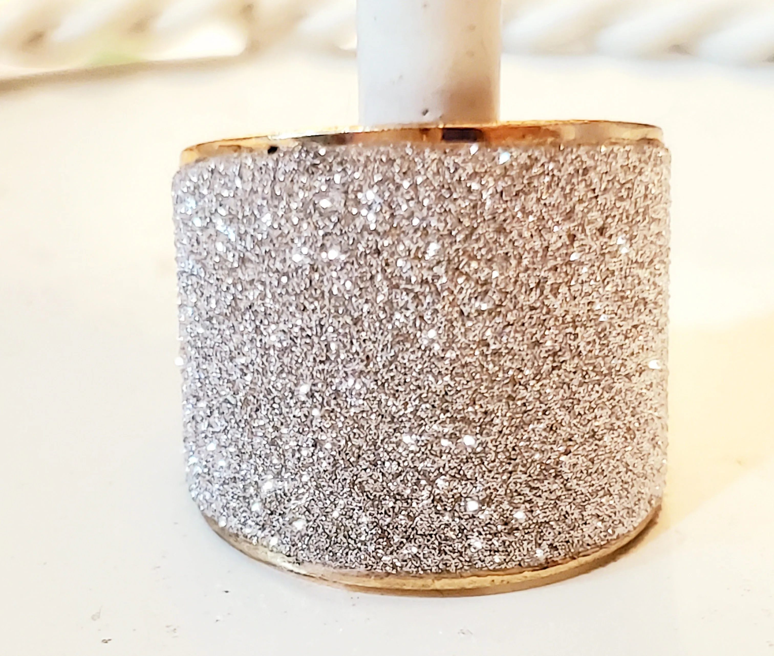 Silver Sparkling Ring Band