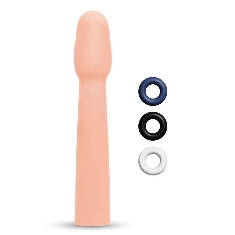 Size Up Realistic 2 Inch Penis Extender - Flesh