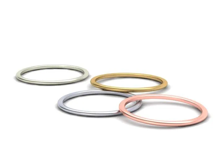 Slim Delicate Thin Band