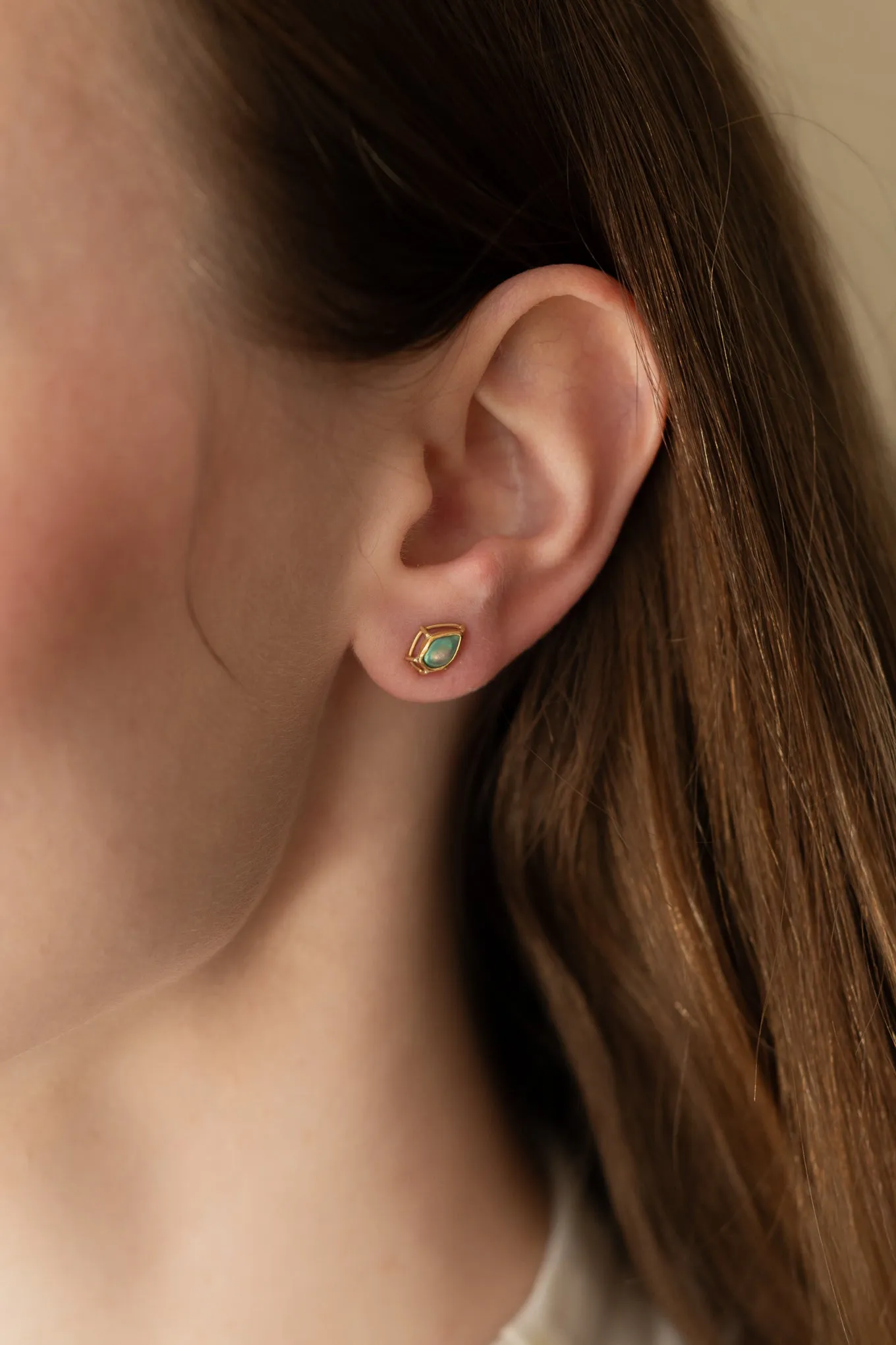 Small Abalone Pearl Earrings