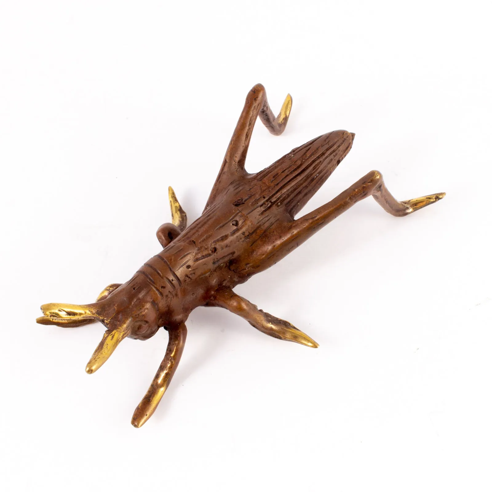 Small Mid-Century Brass Insect