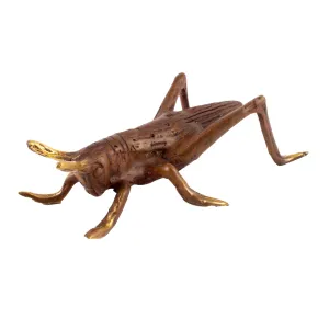 Small Mid-Century Brass Insect