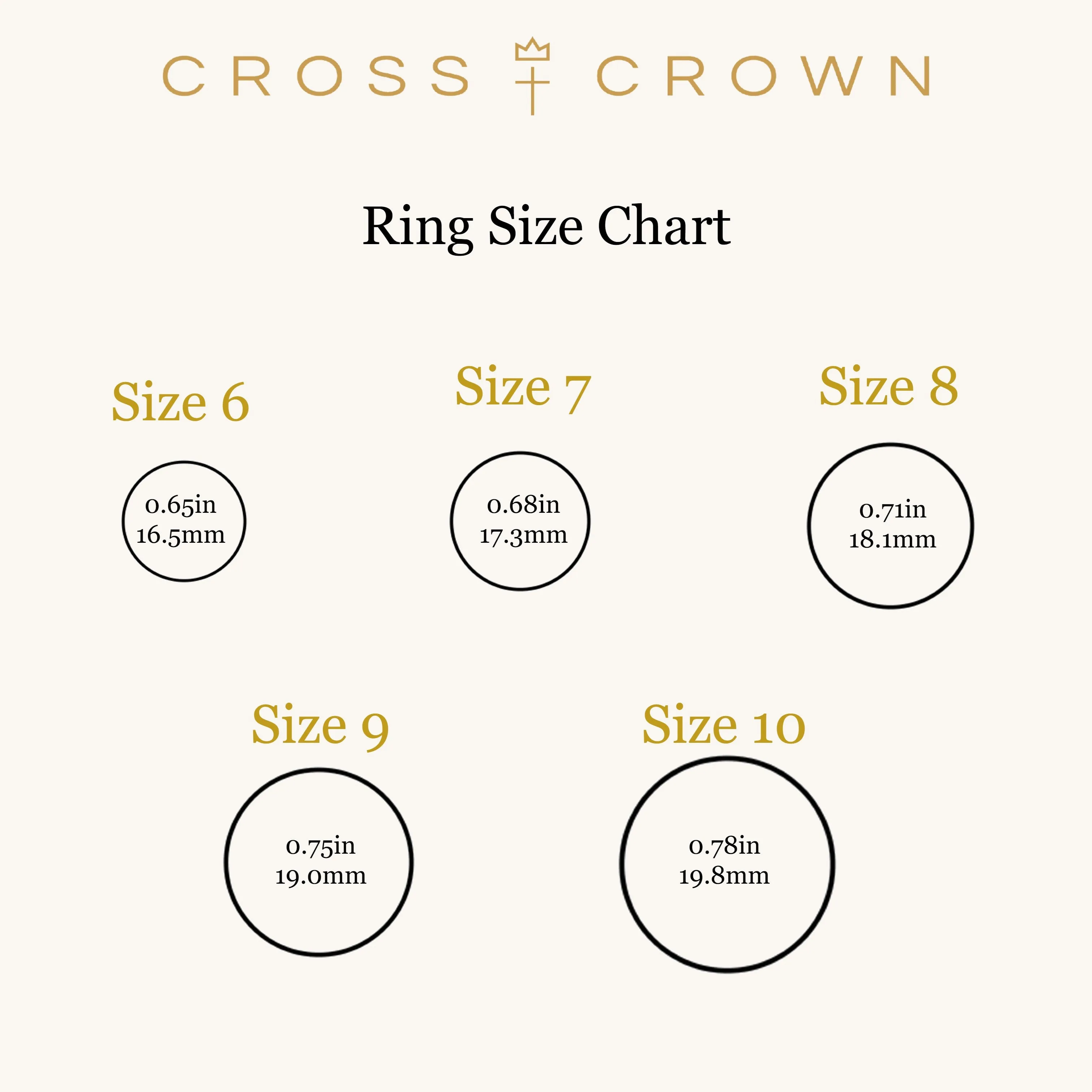 SOLID 14K TWO-TONE GOLD CRUCIFIX LARGE RING