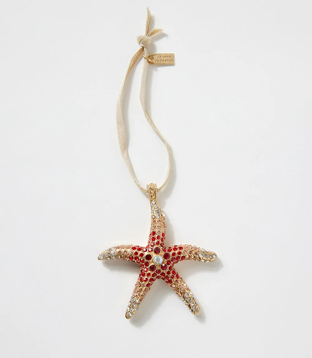 Sparkling Starfish Ornament