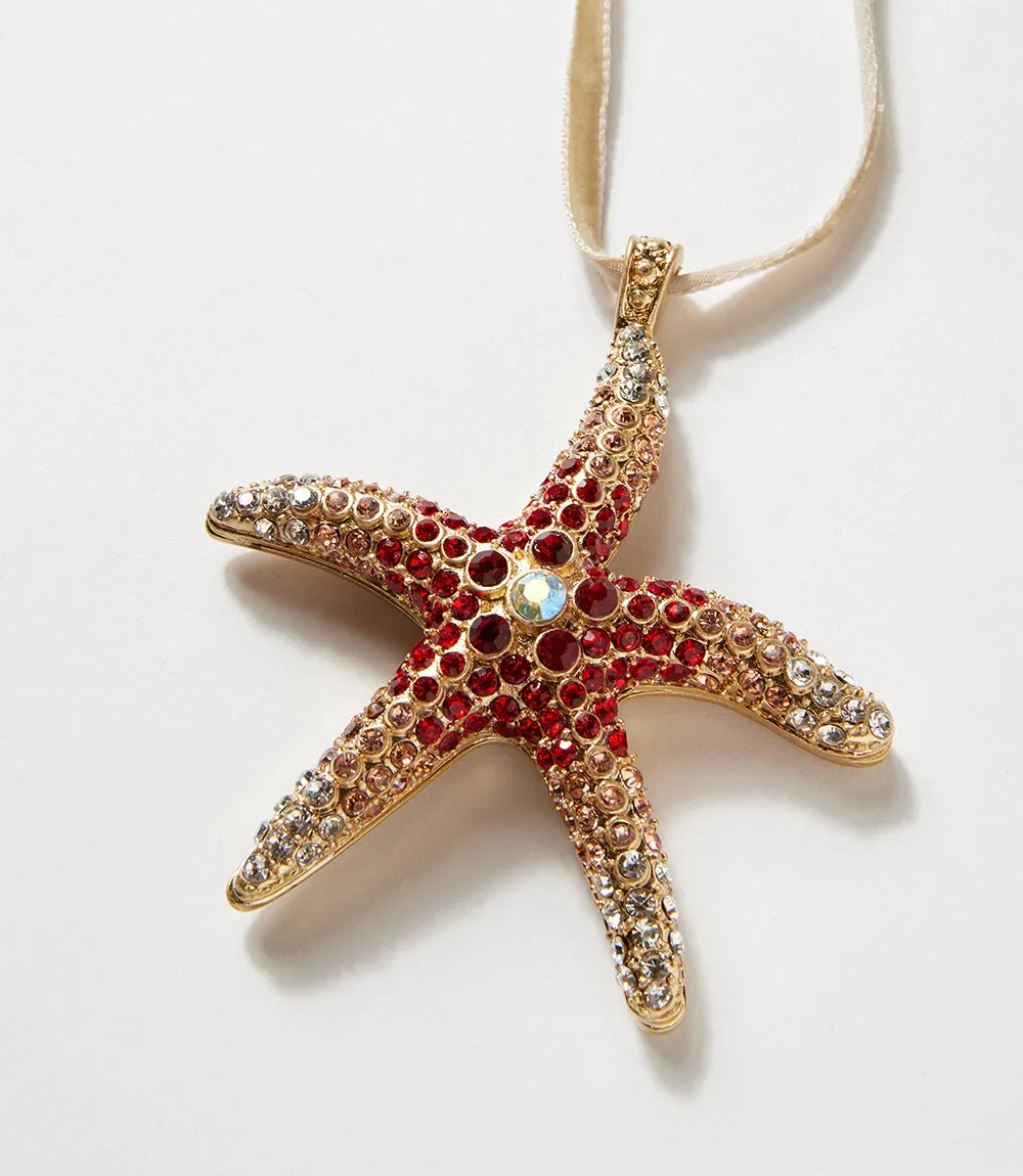 Sparkling Starfish Ornament