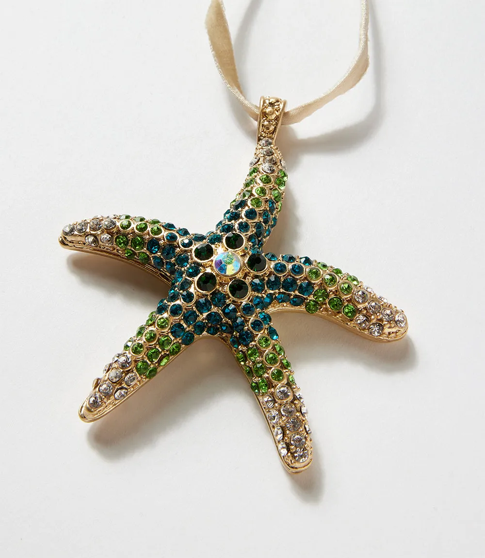 Sparkling Starfish Ornament