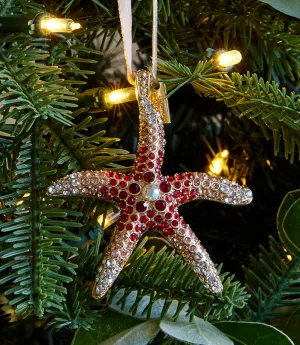 Sparkling Starfish Ornament