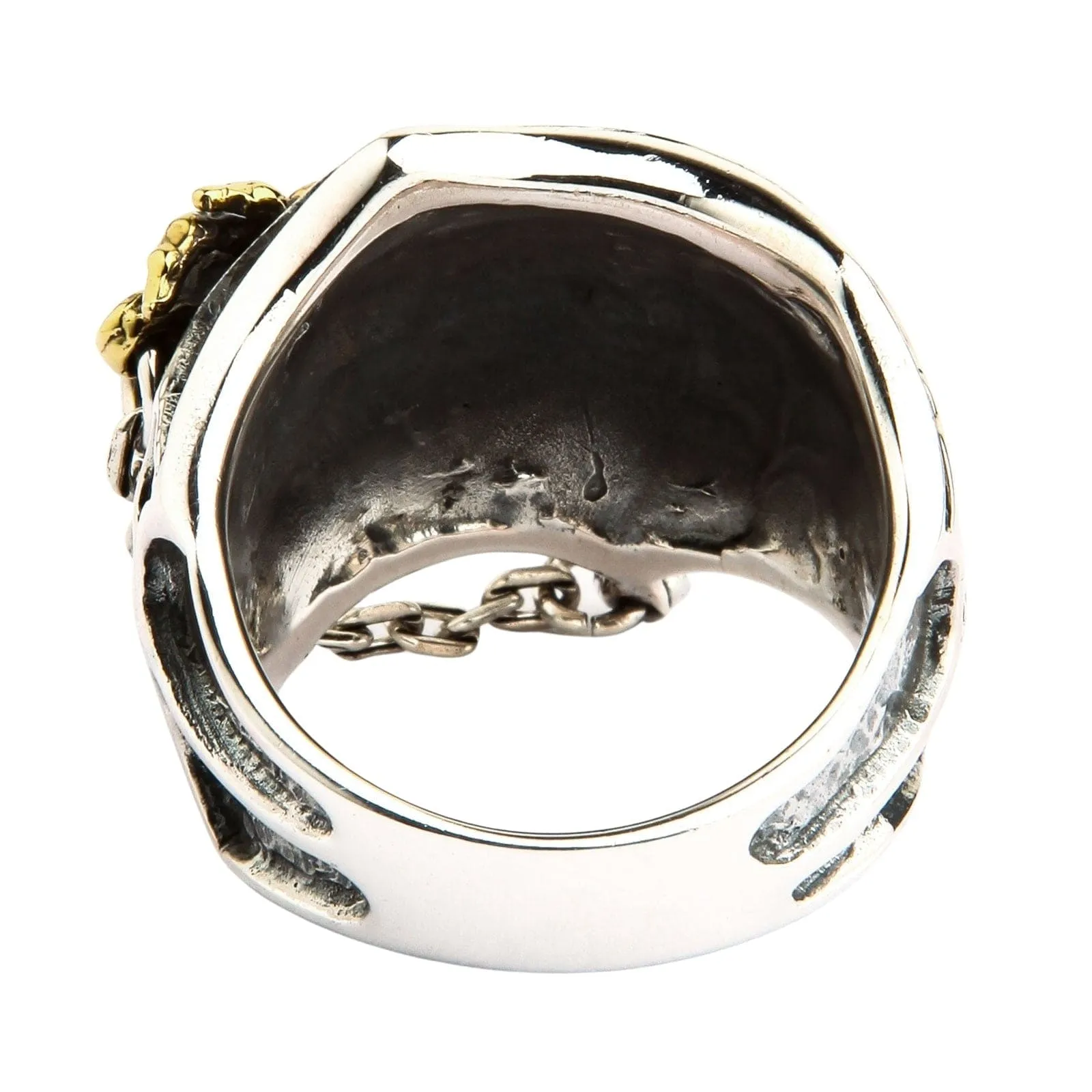 Spider Skeleton Skull Sterling Silver Gothic Ring