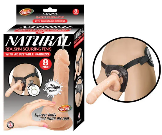 Squirting Dildo with Adjustable Harness
