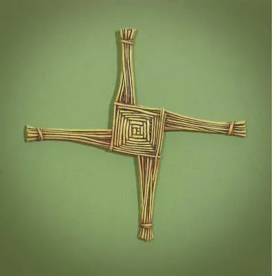St. Brigid Wall Cross (10")