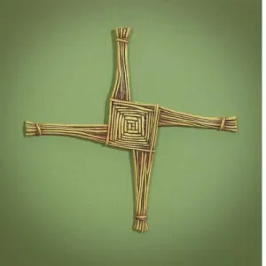 St. Brigid Wall Cross (10")