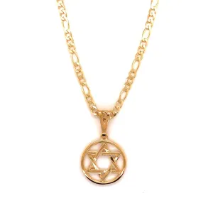 Star of David Charm Necklace