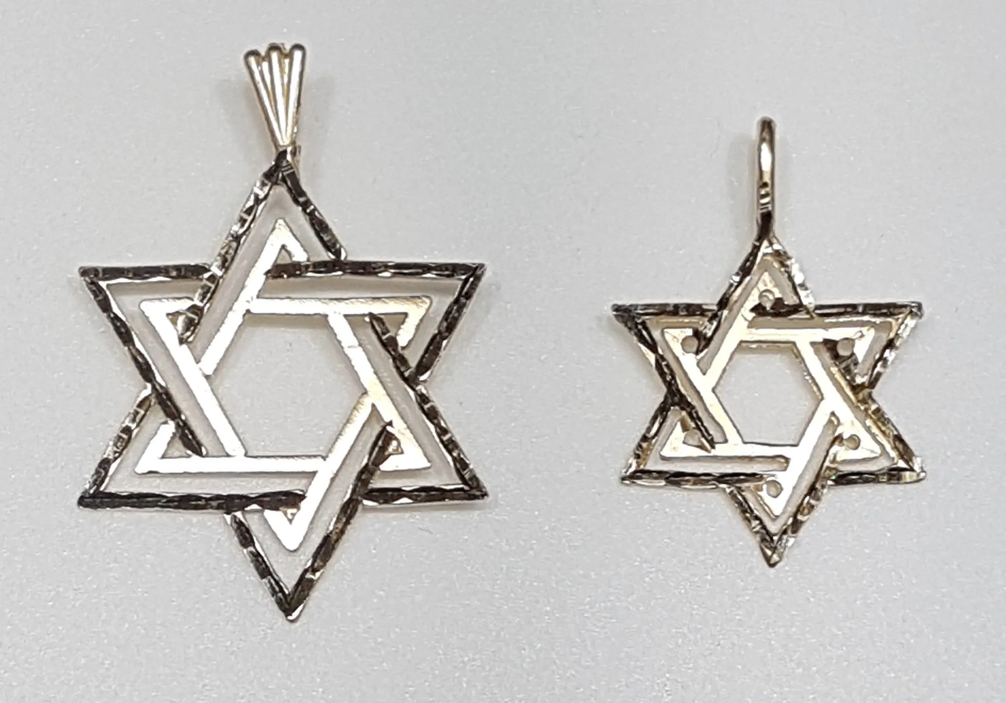 Star of David Pendant 14K