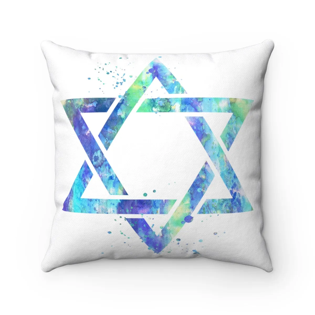 Star Of David Square Pillow