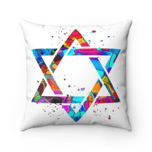 Star Of David Square Pillow