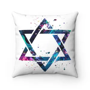 Star Of David Square Pillow