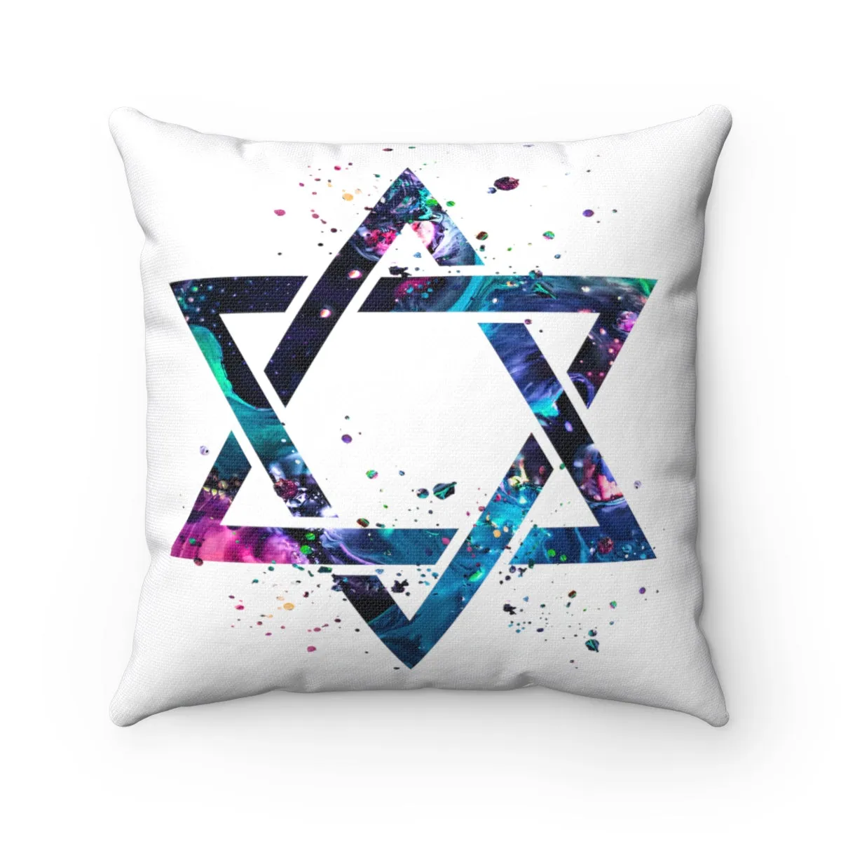 Star Of David Square Pillow