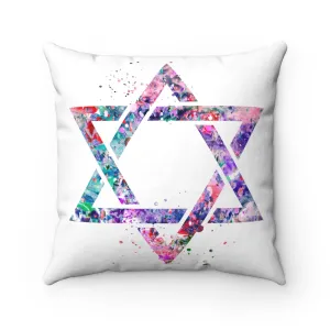 Star Of David Square Pillow