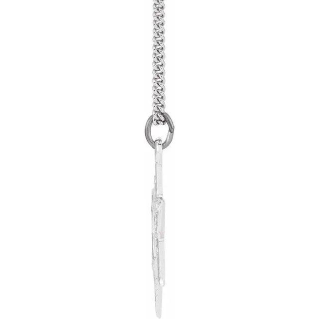 Sterling Silver  20x18 mm Star of David 18" Necklace