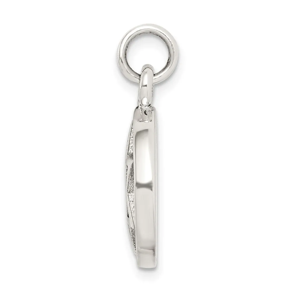 Sterling Silver Antiqued Star of David Pendant