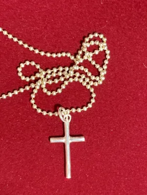 Sterling Silver Cross Pendant  #19100