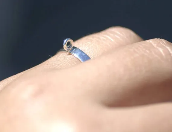 Sterling Silver Ring Blank - Beadable Ring