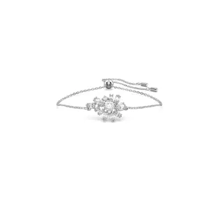 Swarovski Rhodium Gema Flower Bracelet