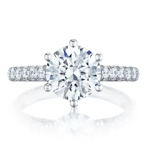 Tacori Pave Diamond Engagement Ring