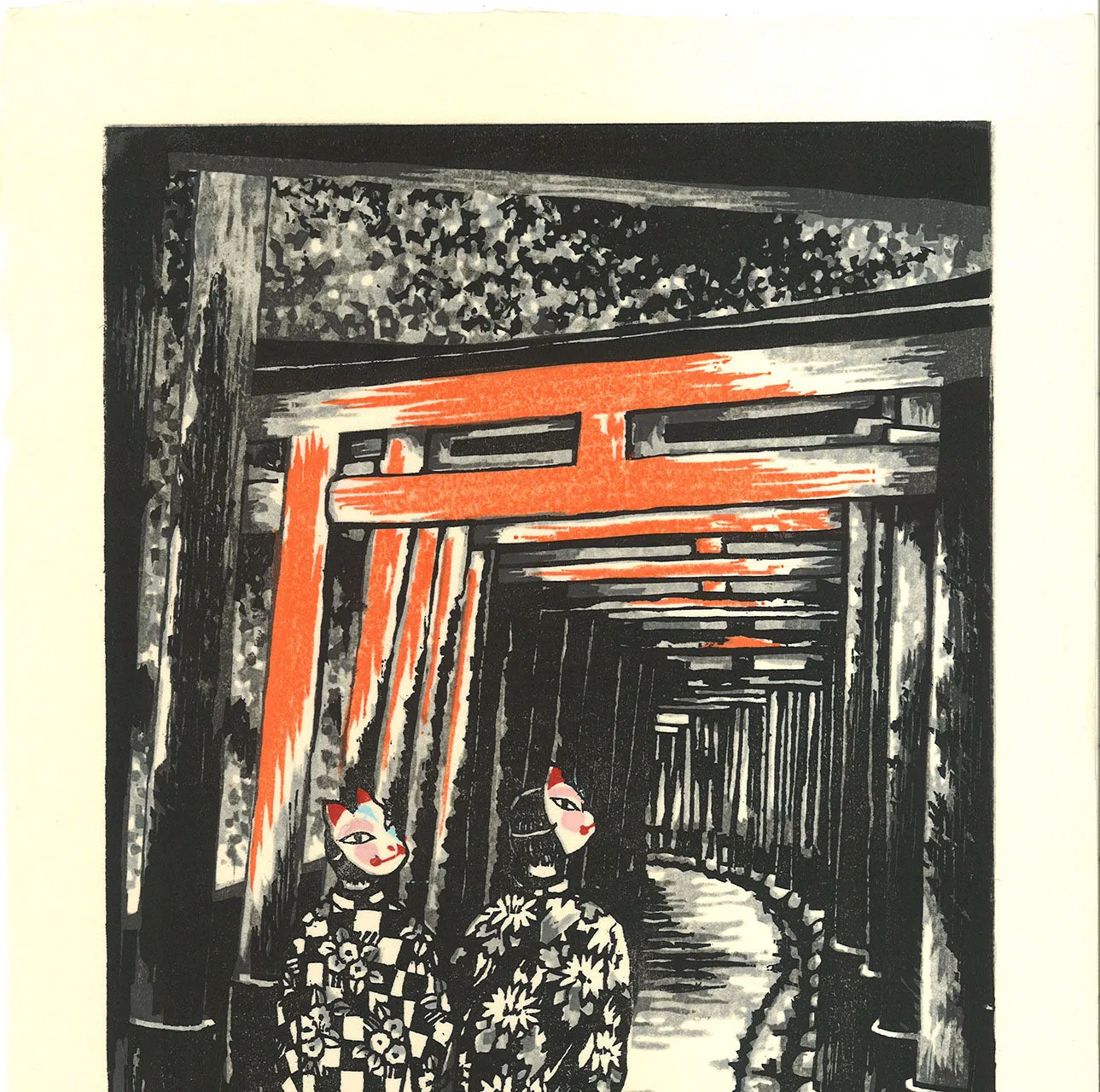 Takenaka Fu - Senbon Torii  #200/200  (Limited Edition 200) Only one left - Free Shipping