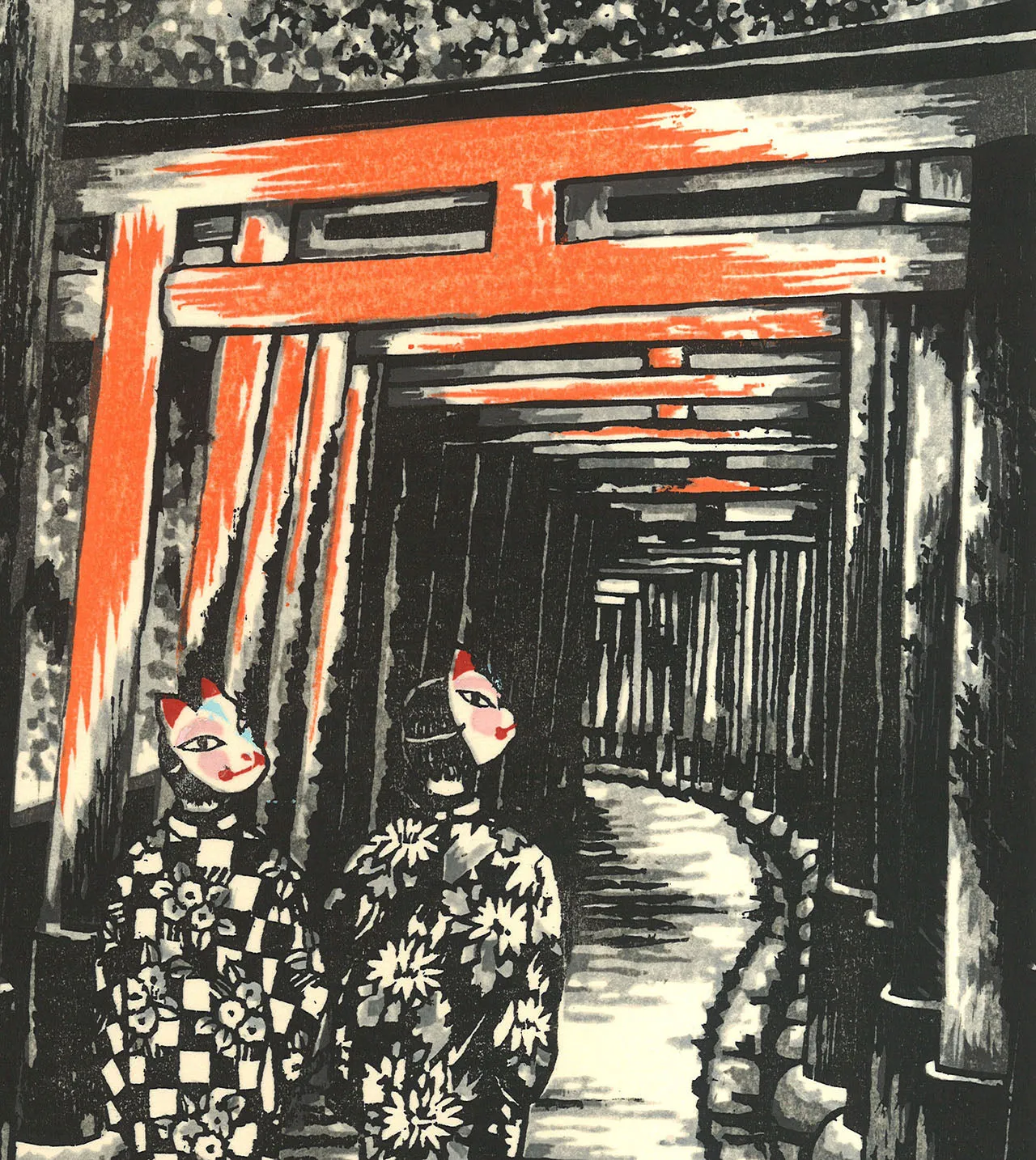 Takenaka Fu - Senbon Torii  #200/200  (Limited Edition 200) Only one left - Free Shipping