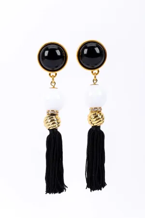 Tassel Ball Drop Earrings II