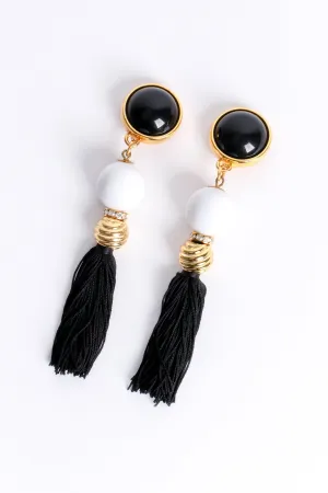 Tassel Ball Drop Earrings