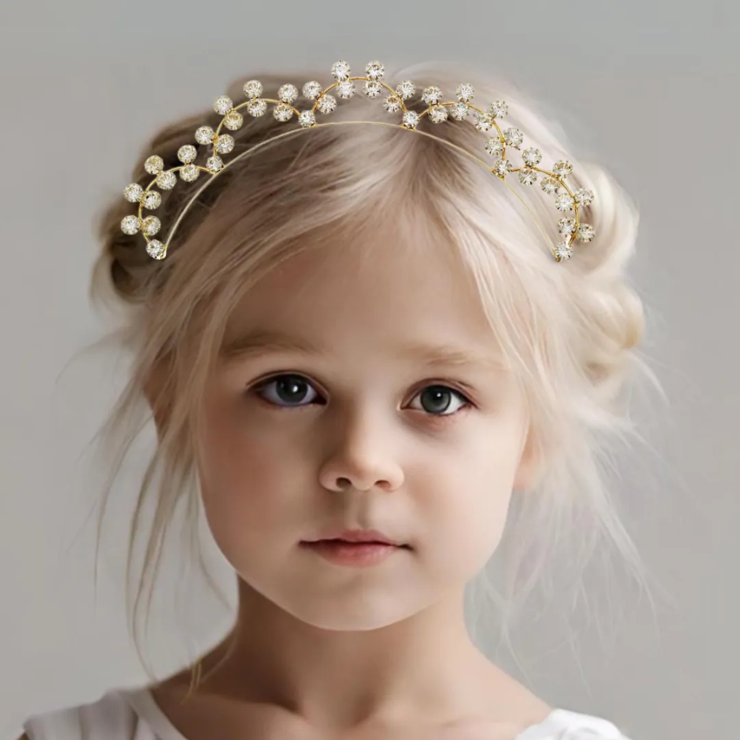 The Wild Peonie Girls Diamante Tiara