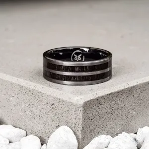 Thor - Ebony Wood Men's Tungsten Ring