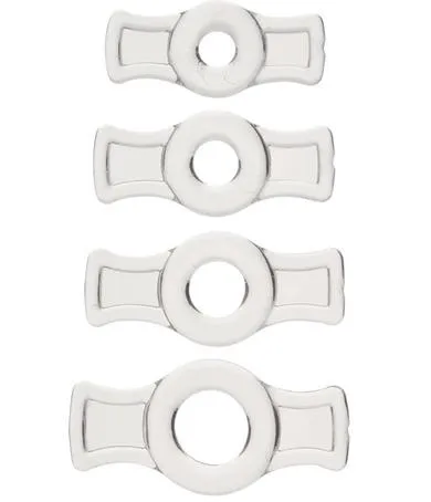 TitanMen Cock Ring Set - Clear