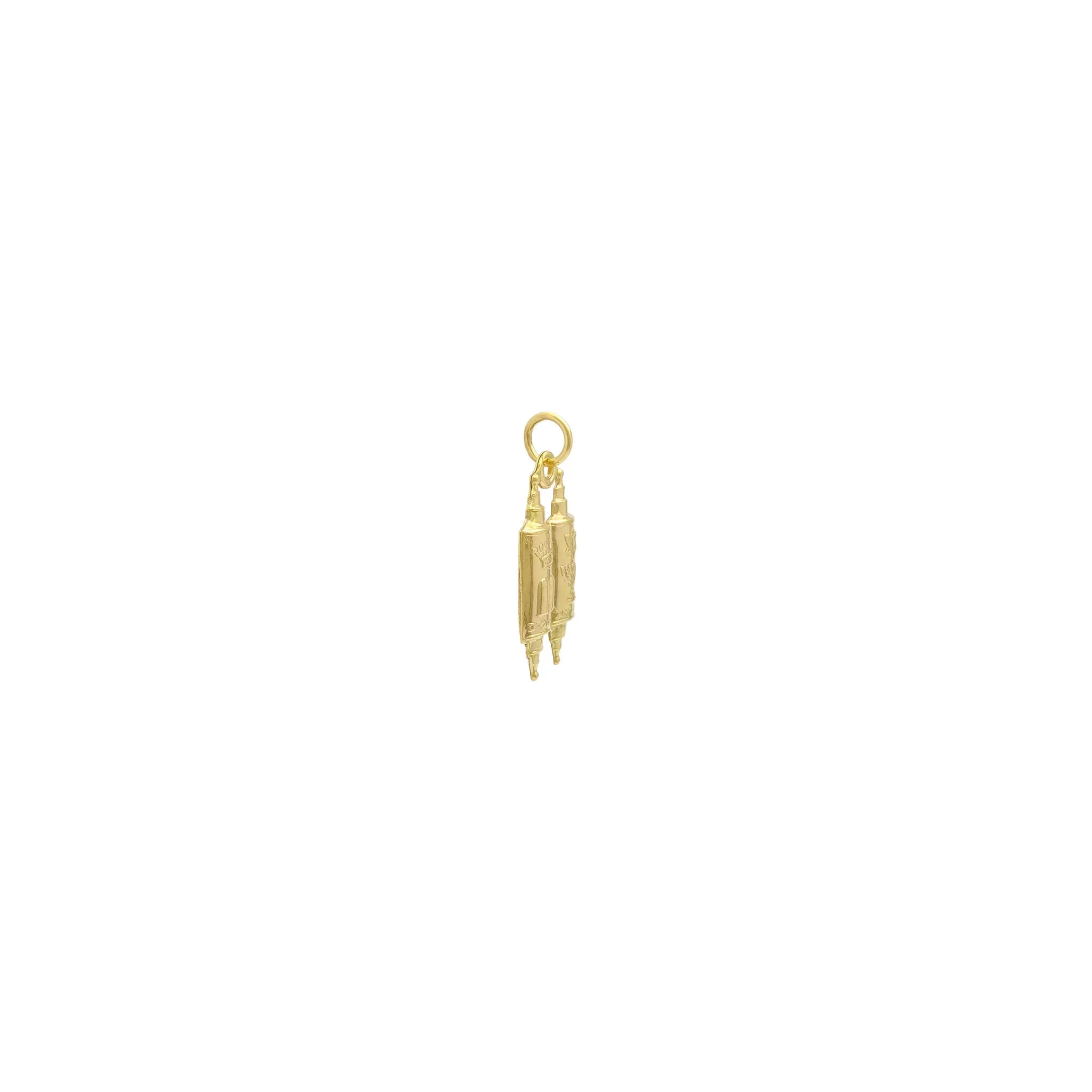 Torah Scroll Pendant (14K)