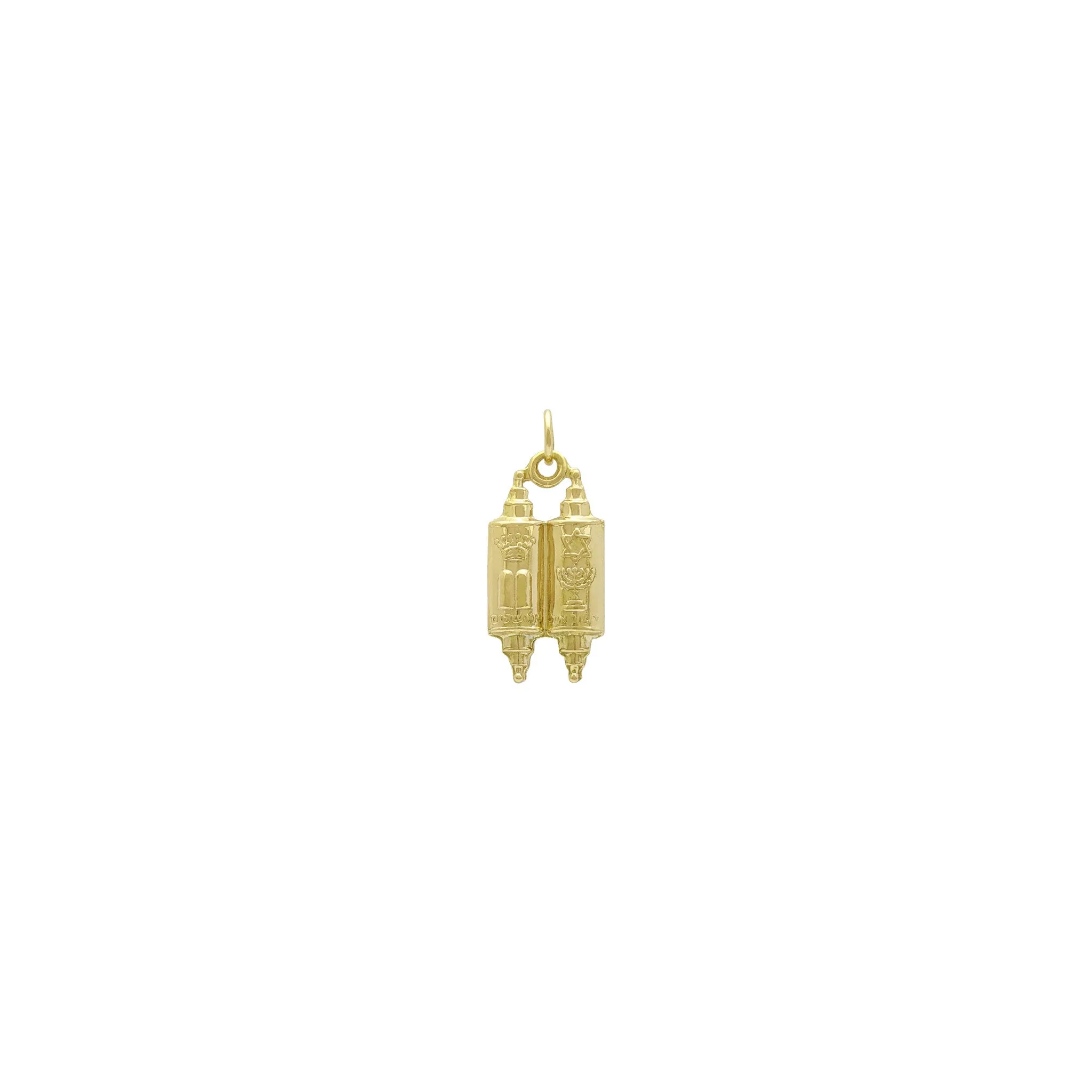 Torah Scroll Pendant (14K)