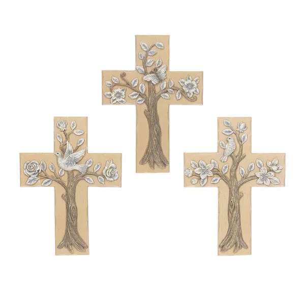 Tree of Faith - Cross Figurine w/a Dove