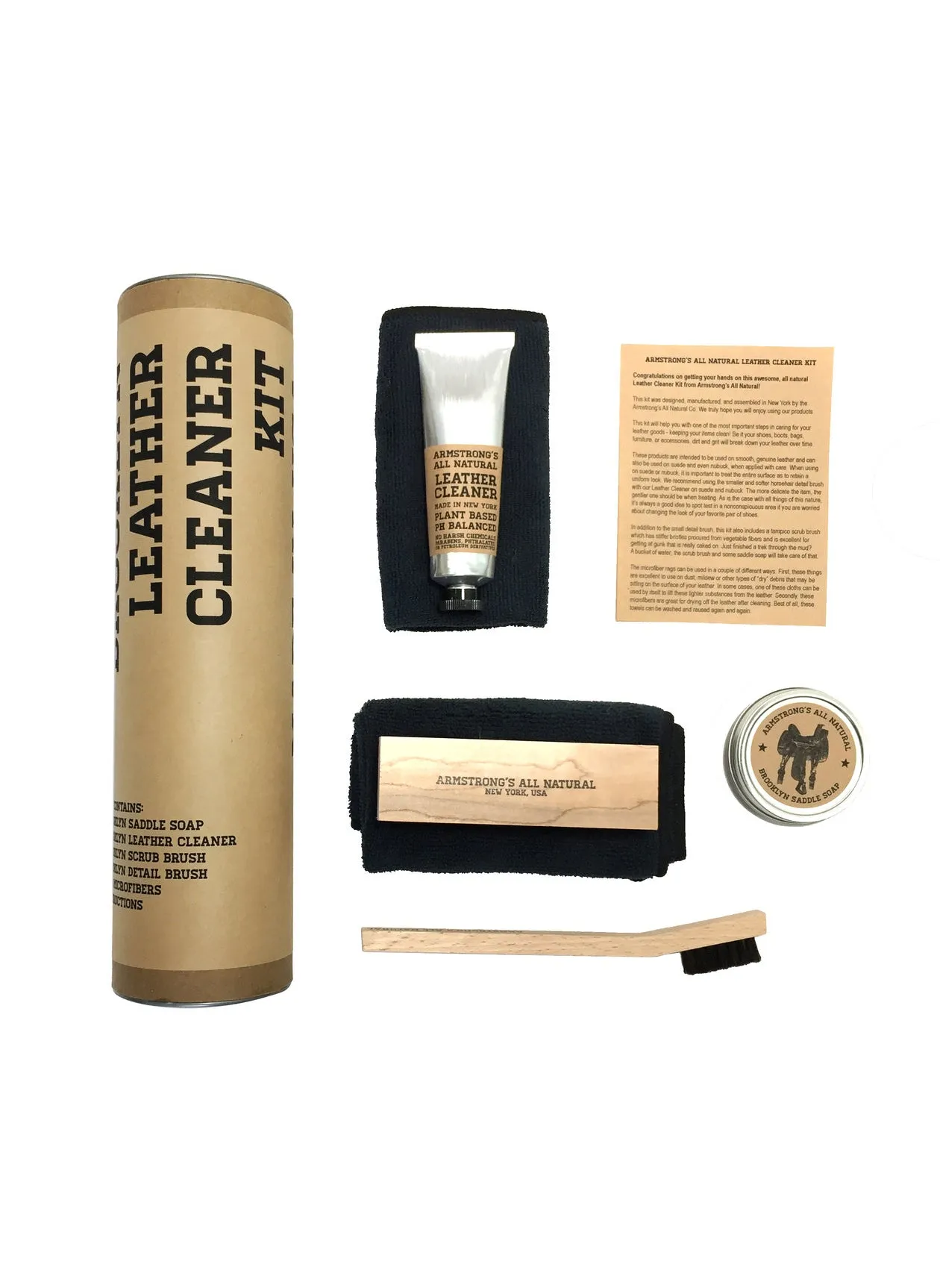 TUBULAR LEATHER CLEANER KIT