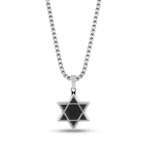 Two Tone Star of David Pendant