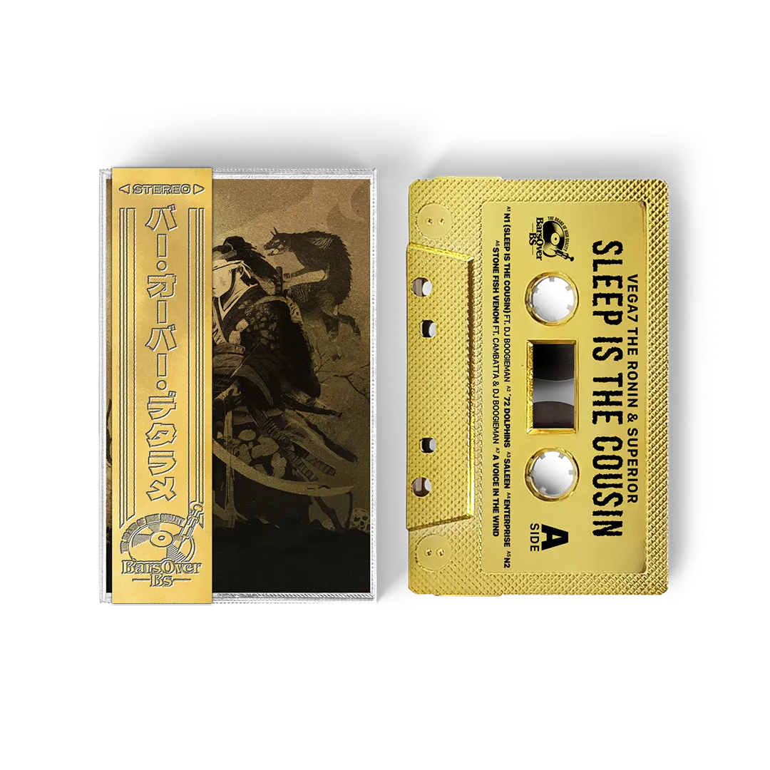 Vega7 The Ronin x Superior - Sleep Is The Cousin (GOLD BarsOverBS Tape)(ONE PER PERSON)