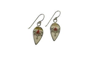 Vintage flora earrings