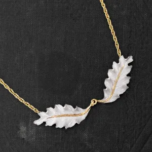 Vintage Leaf Motif Necklace by Buccellati