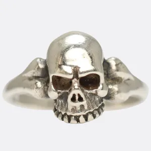 Vintage Silver Skull Ring
