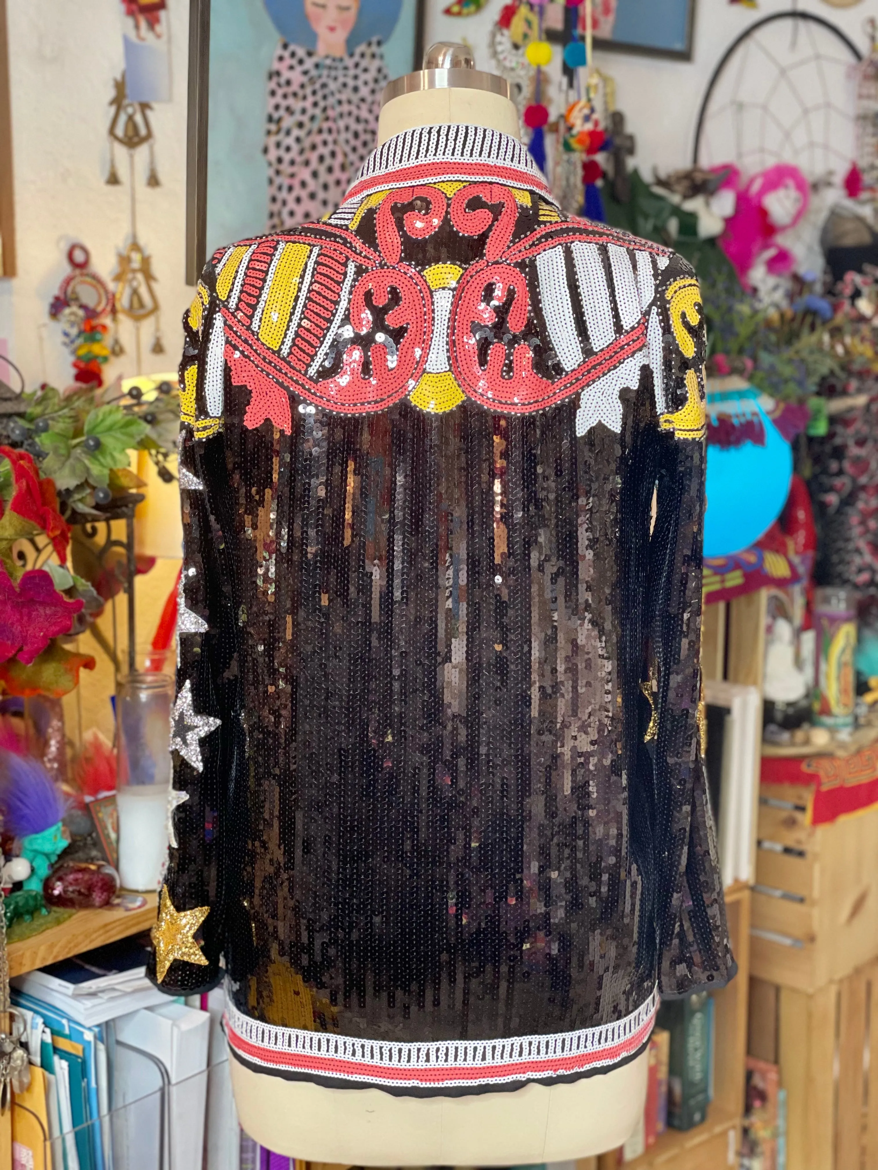 Virgins and Angels sequins jacket